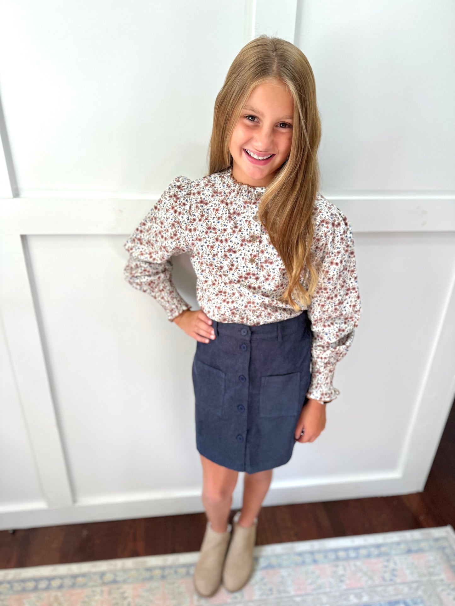 Tween Blake Blouse Autumn Floral