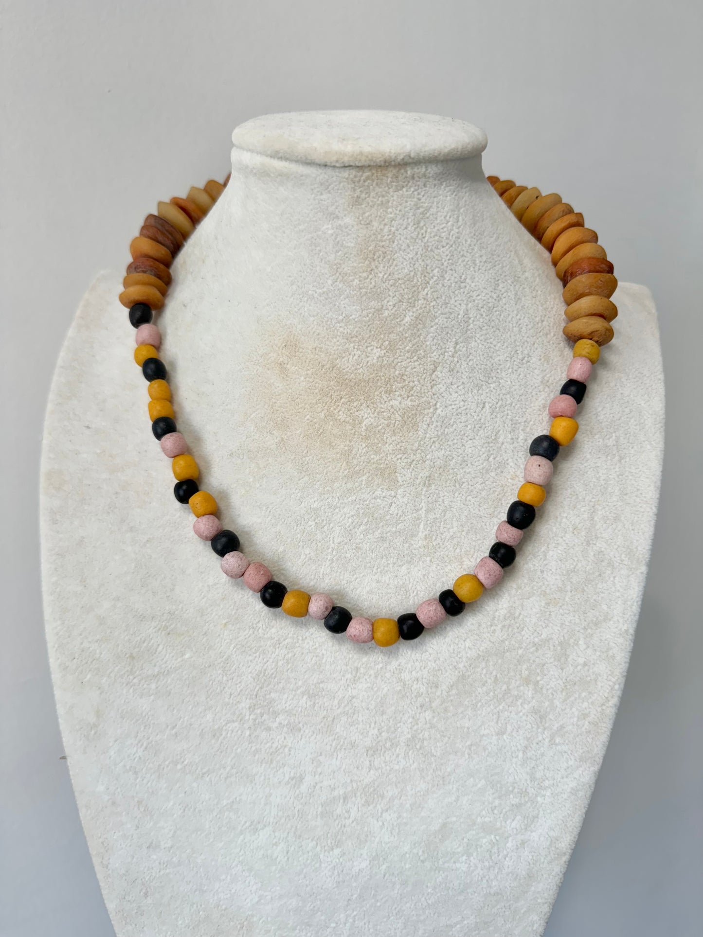 Candy Corn handmade necklace