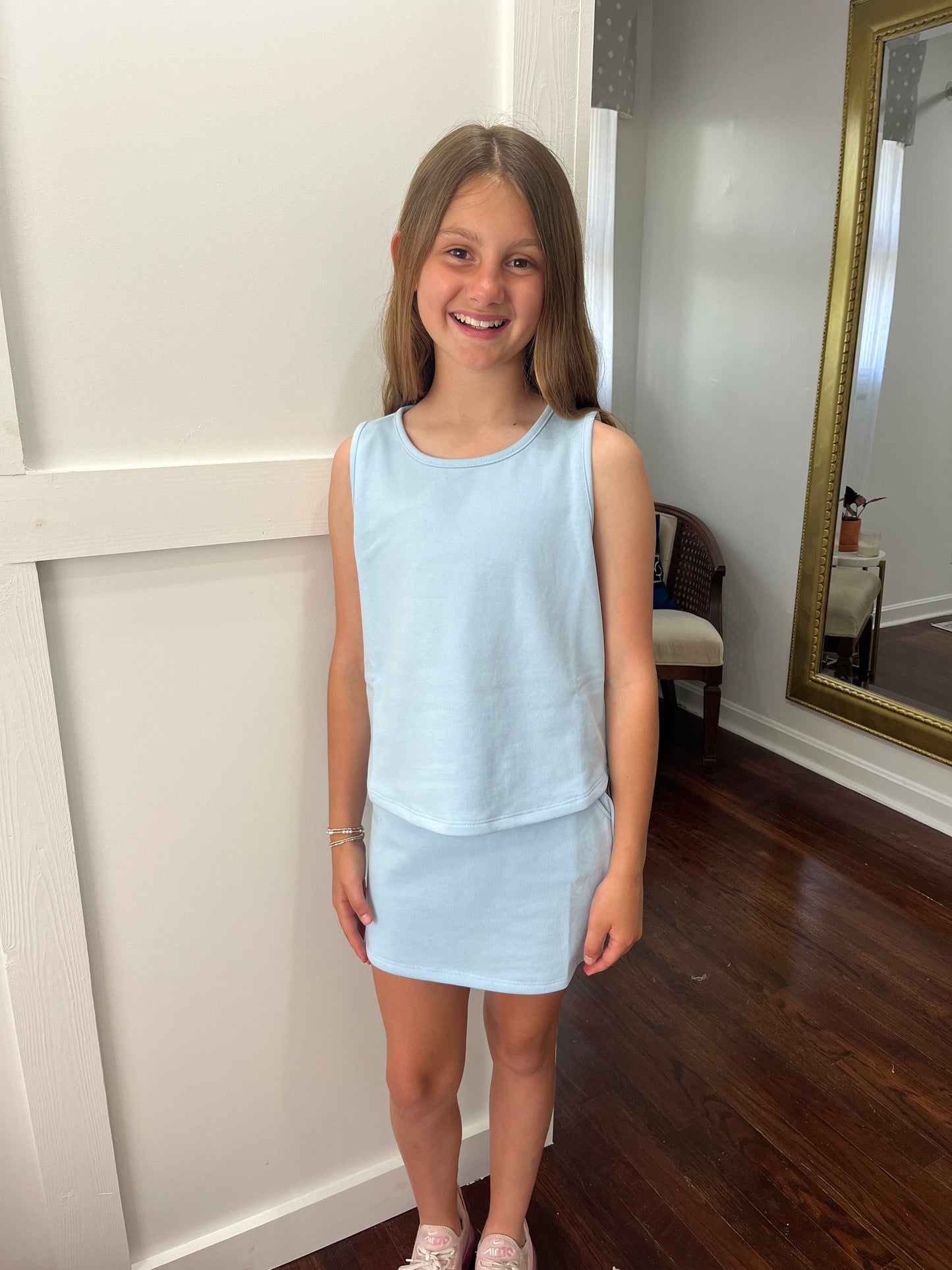 Break a sweat blue skirt-tween