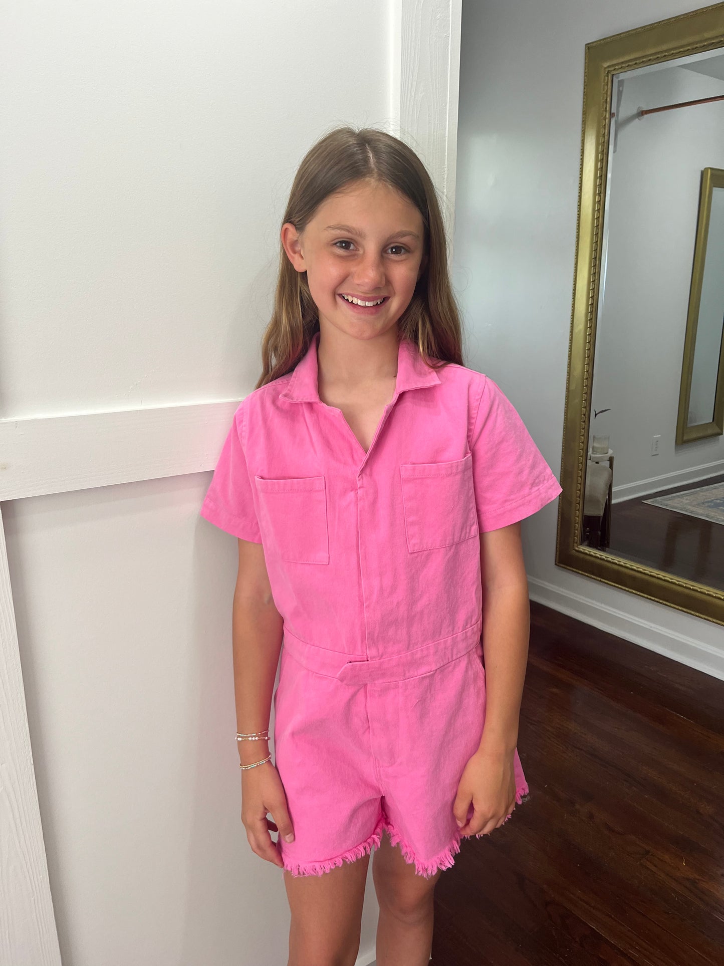 Sweet pea romper- tween