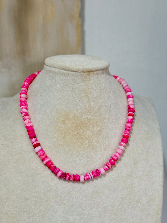 hot pink candy necklace