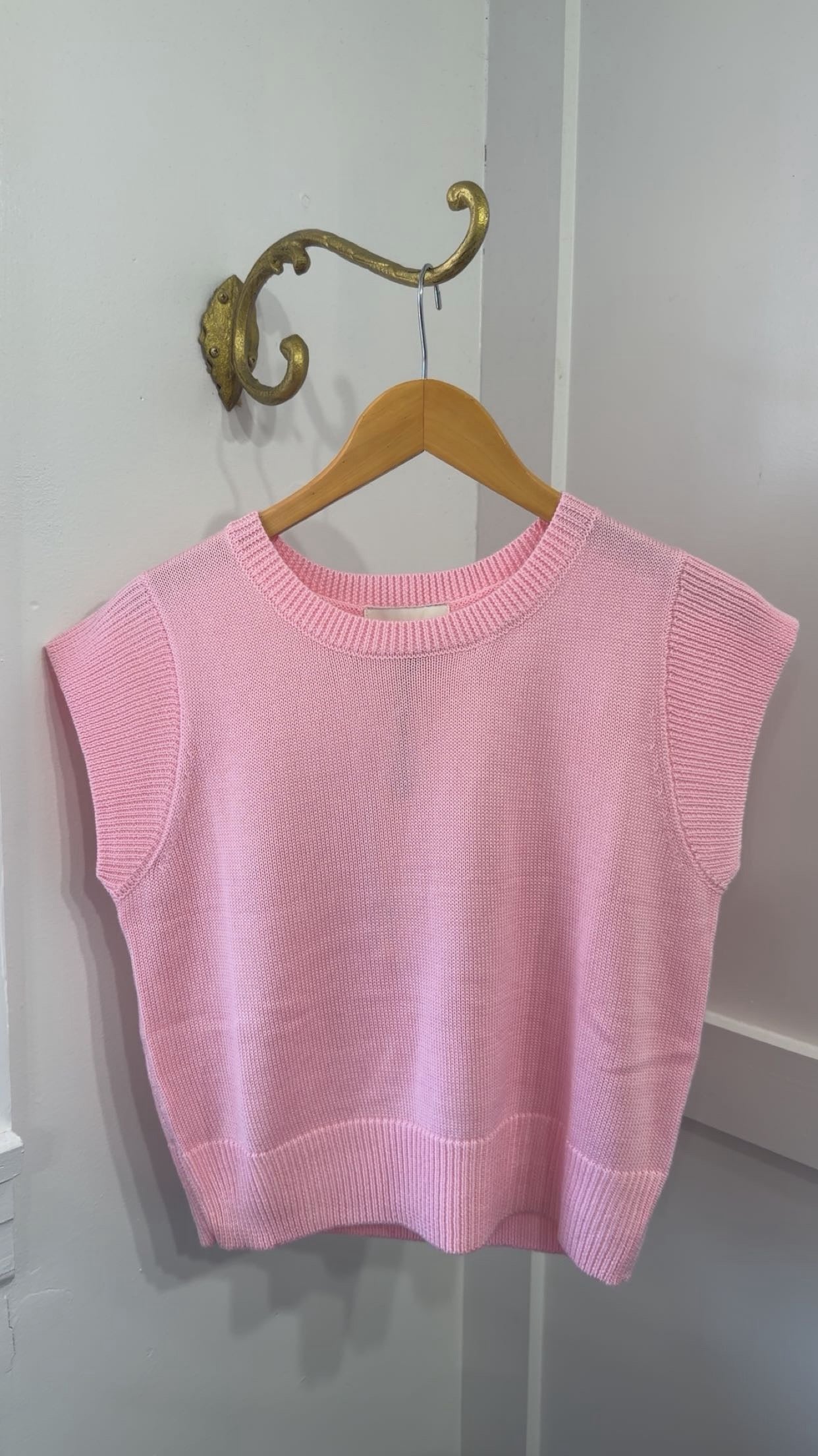 Light pink knit sweater