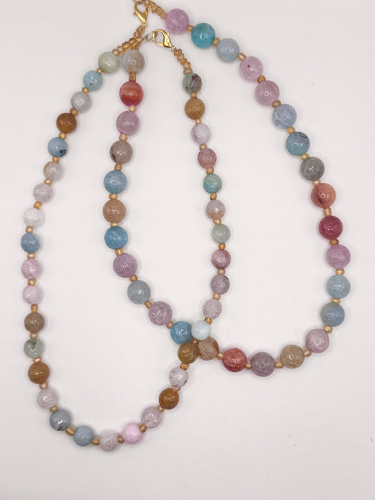 LE Designs pastel fire agate