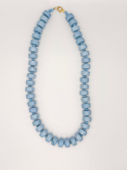 LE Designs blue blue necklace