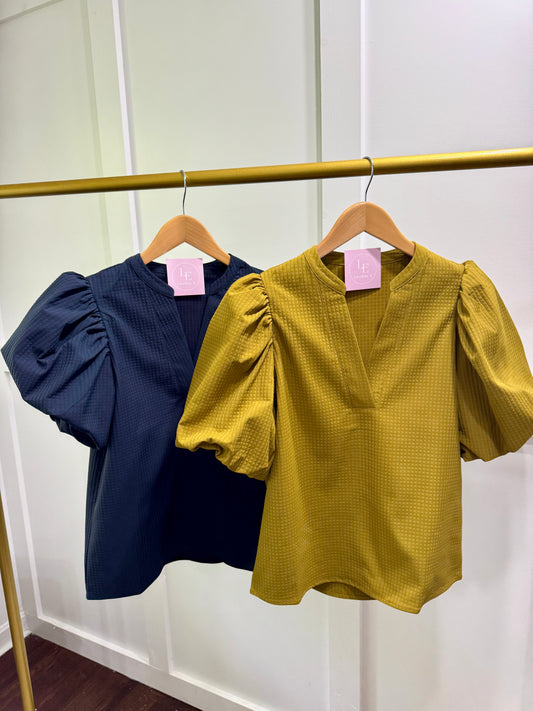 Elise textured blouse