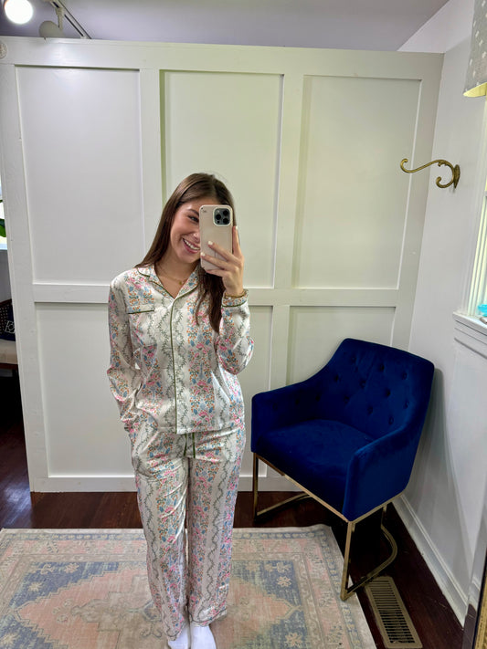 Charlotte satin pj set