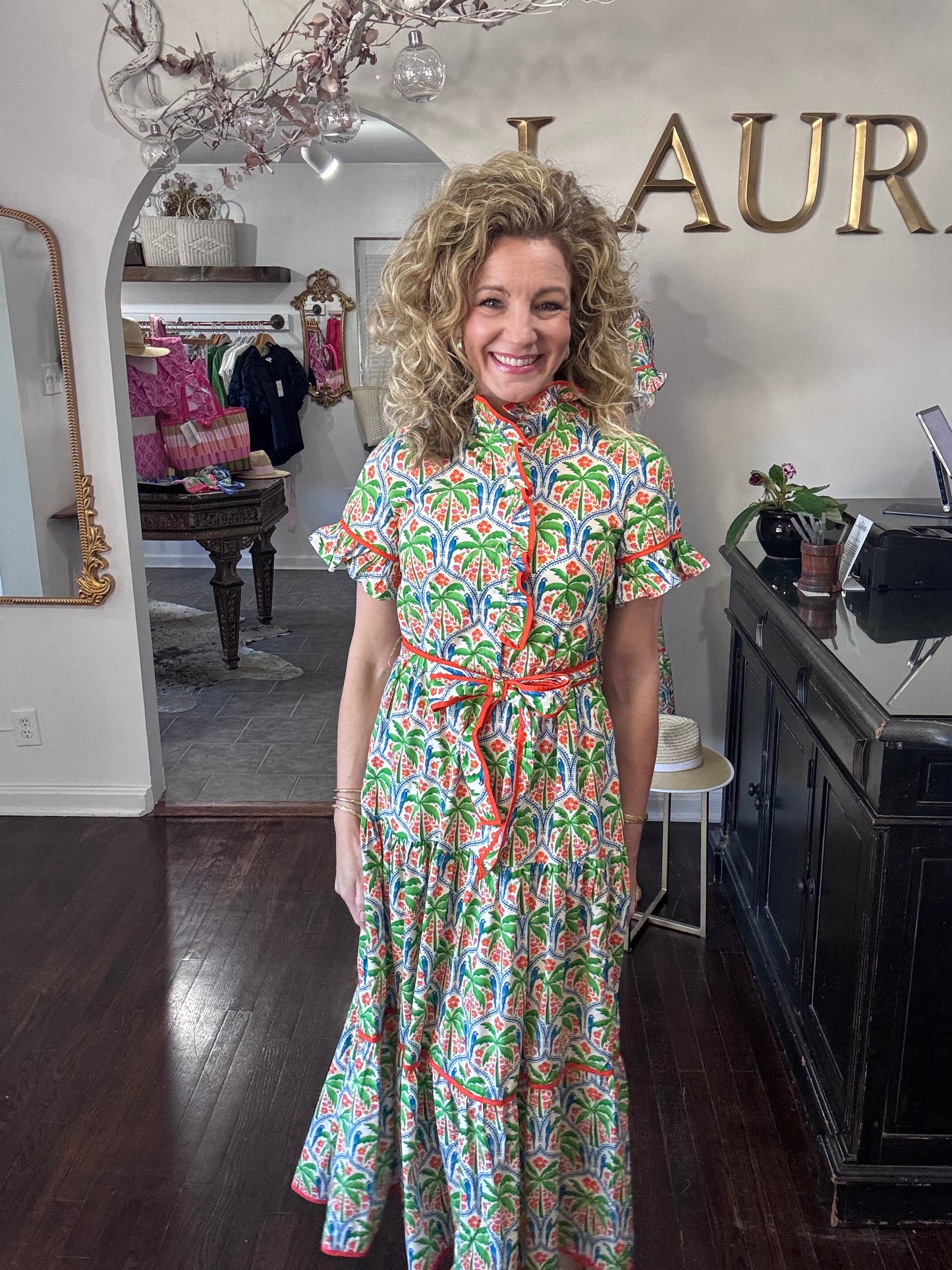 Coconut grove maxi dress