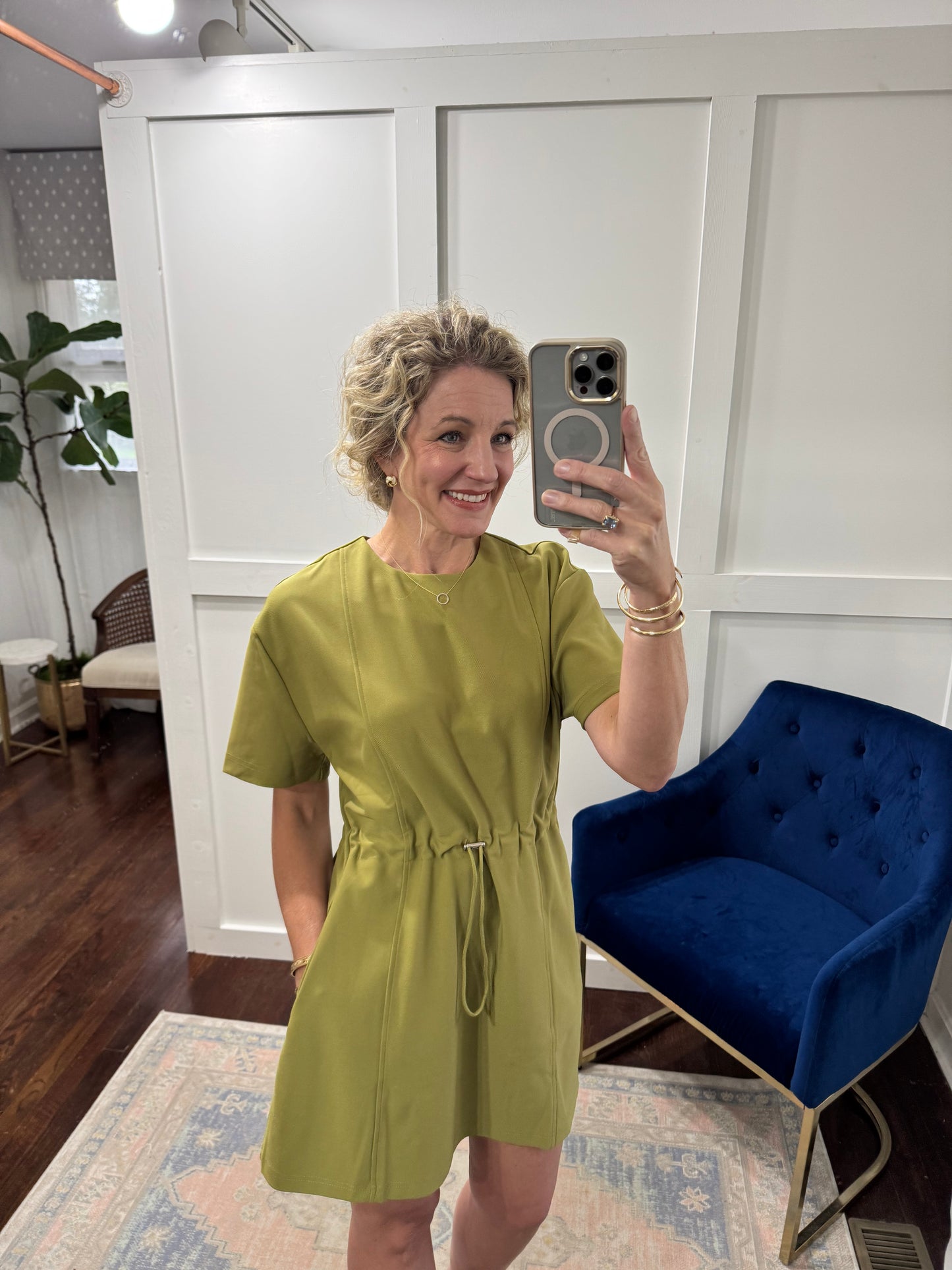 Olive not too sporty dress