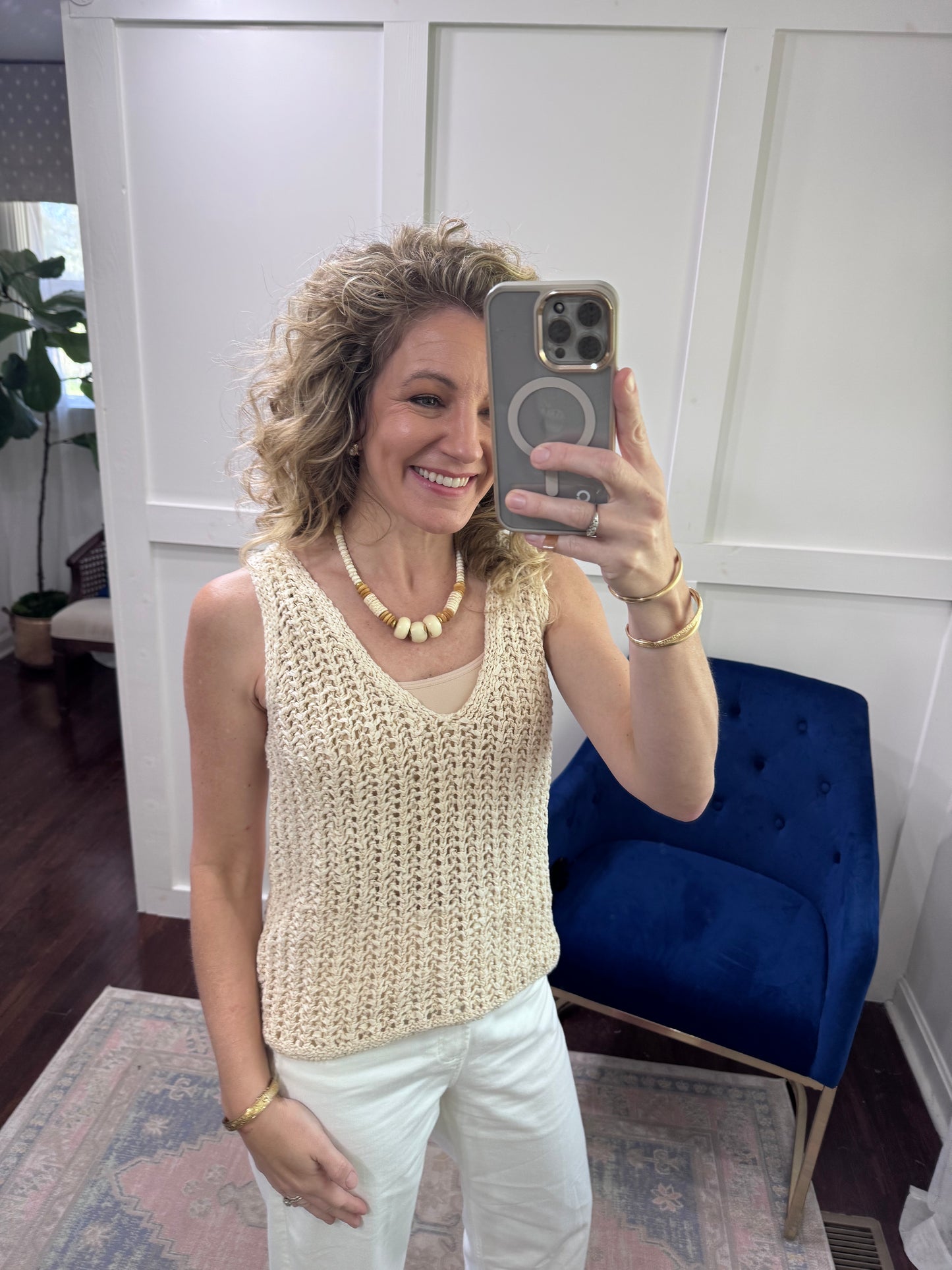 Ulyssa sand sweater