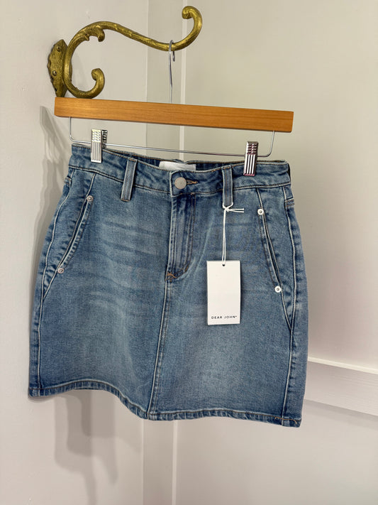 Quinn agora denim skirt