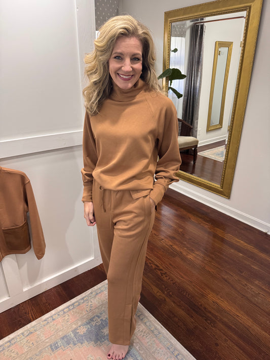Latte buttery wide leg pants