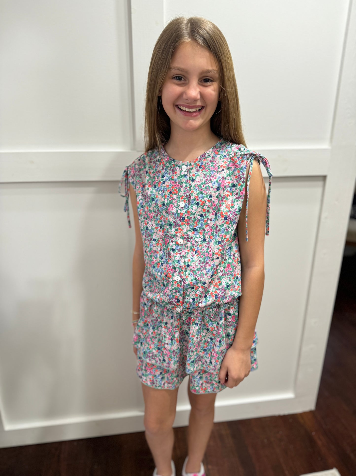 Maggie petite petals top-tween