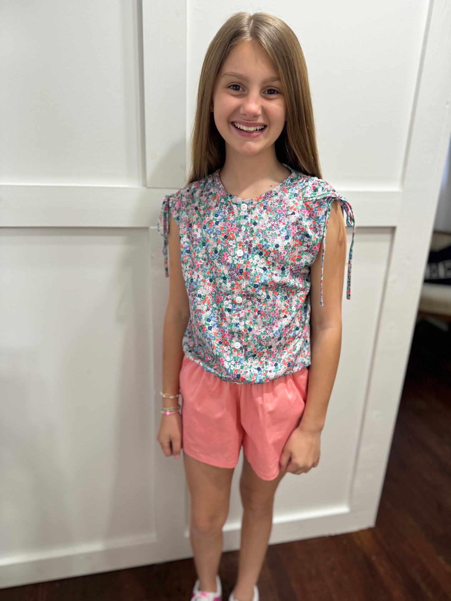 Maggie petite petals top-tween